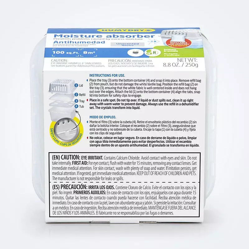 humydry compact 8.8oz. moisture absorber device, unscented