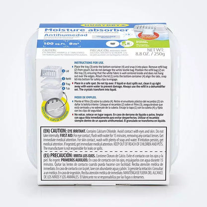 Humydry Compact 8.8oz. Moisture Absorber Device, Unscented