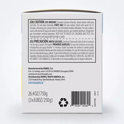 Humydry 3 Pack Refill 8.8oz. Moisture Absorber, Unscented