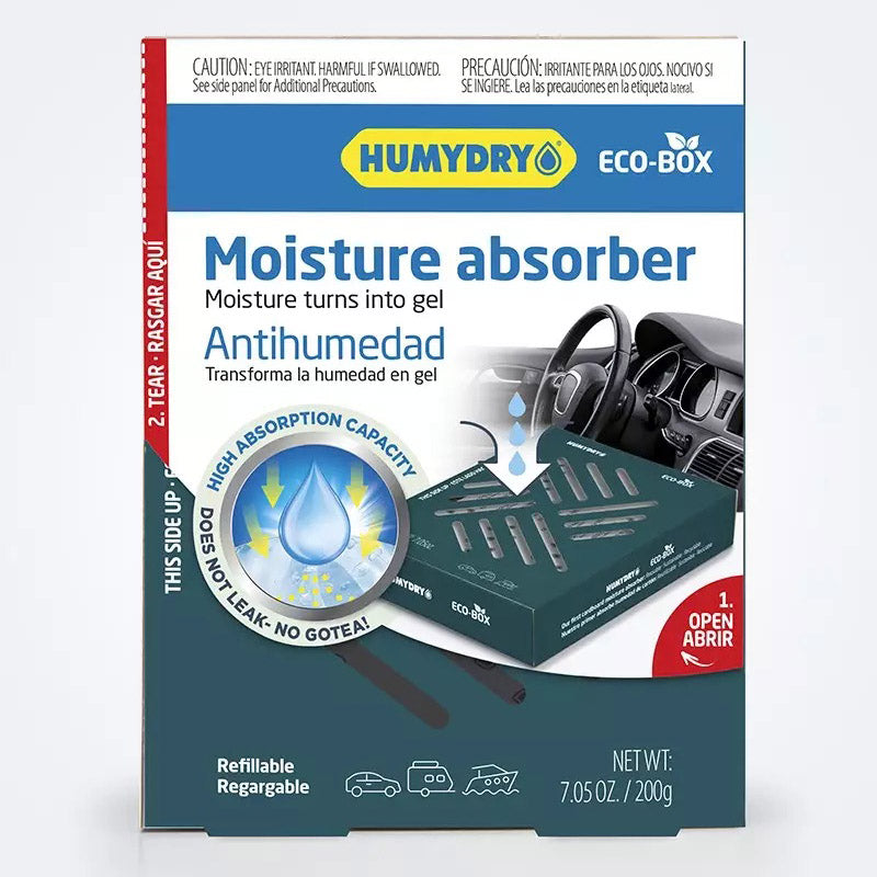 humydry gel moisture absorber 7.5 oz for cars, rvs, & boats, eco-friendly