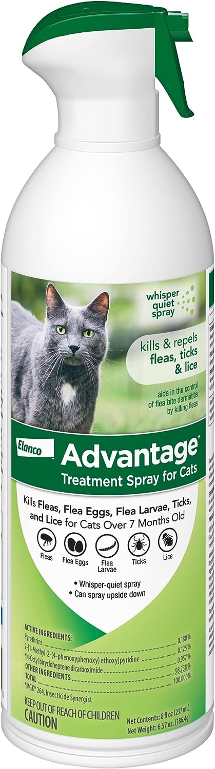 **advantage treatment spray for cats, 8 oz