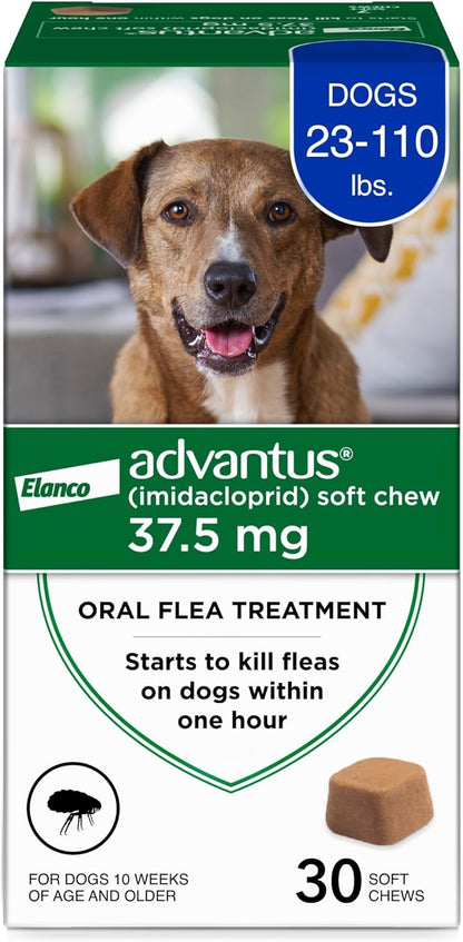 Advantus Soft Chew for Dogs 23-110 lb, 37.5 mg, 30 count