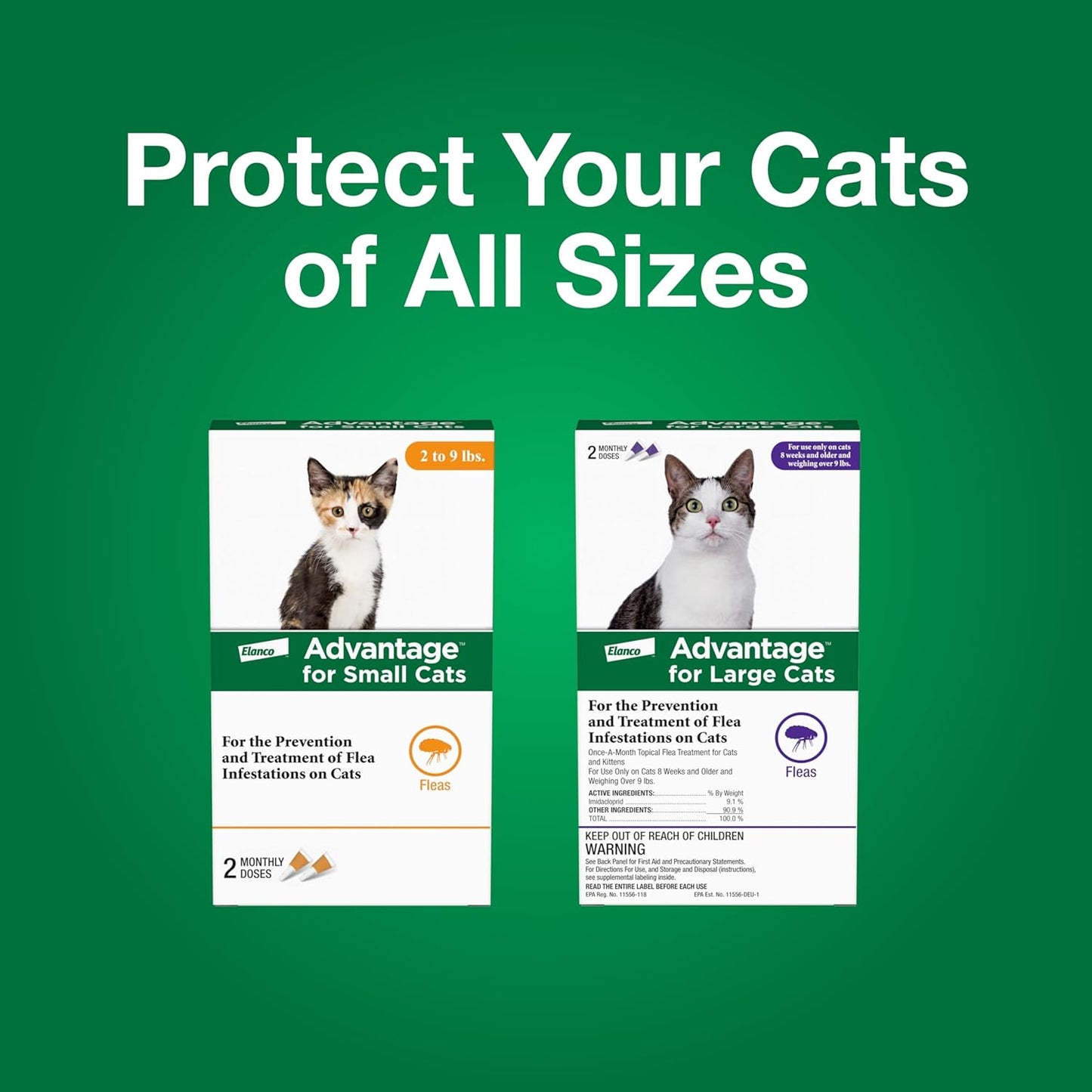 advantage for small cats 2pk