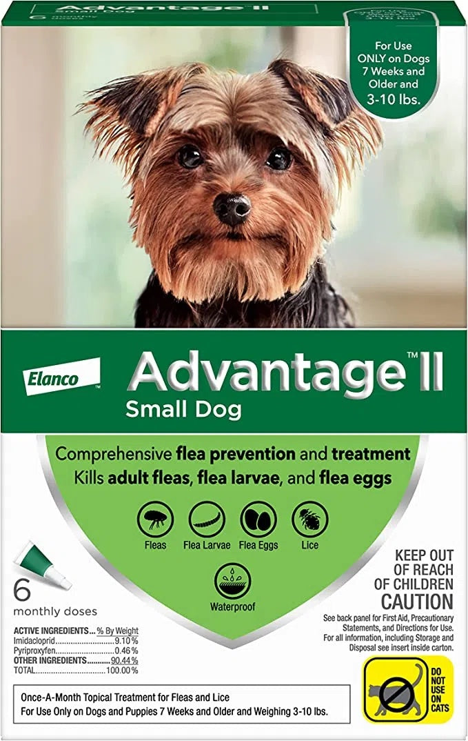 advantage for dogs 3-10# - 6pk