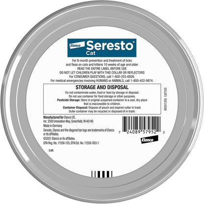 Seresto Flea and Tick Control for Cats