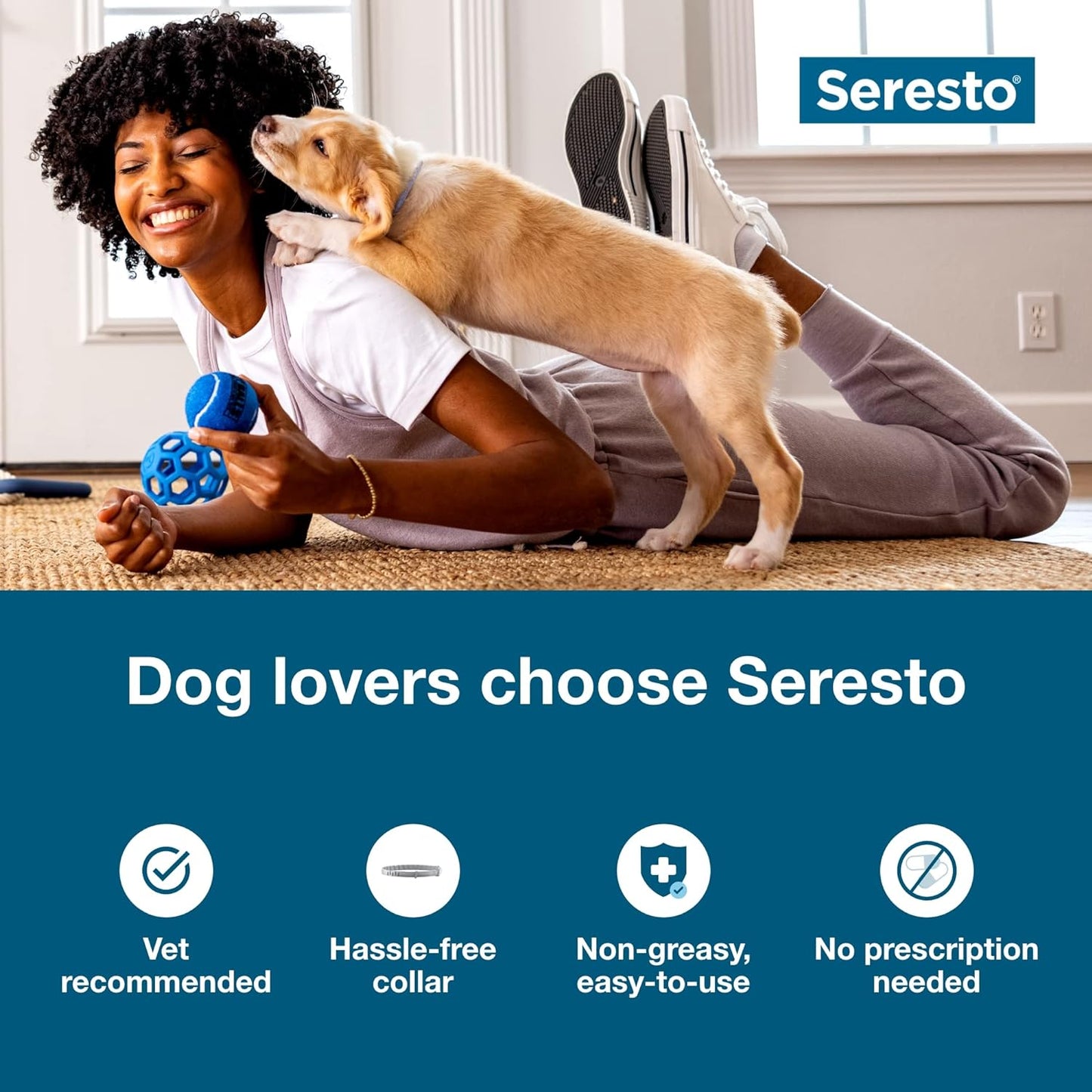 seresto flea and tick collar, small dogs