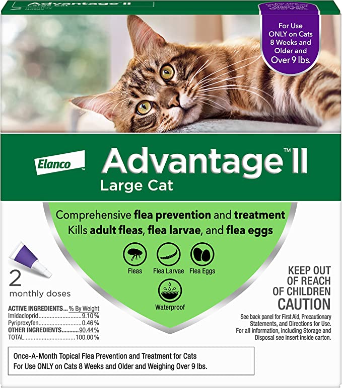 advantage ii cat 9 lb & up, 2 pack