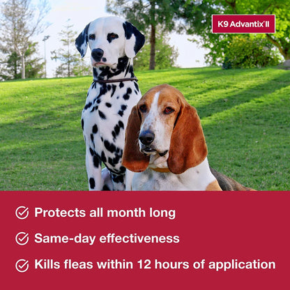 K9 Advantix II, Dogs 21-55 lbs, 2 pack