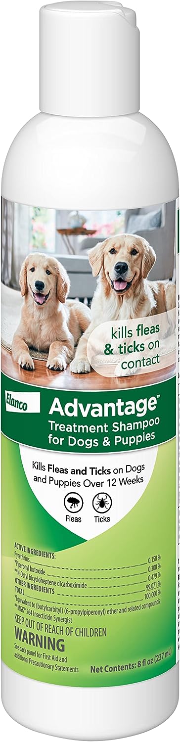 advantage treatment shampoo, dog/pup, 8 oz