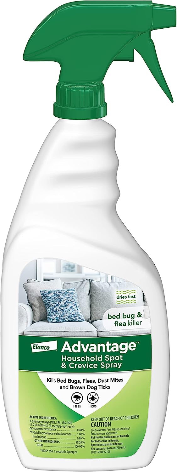 advantage household spot & crevice spray, 24 oz