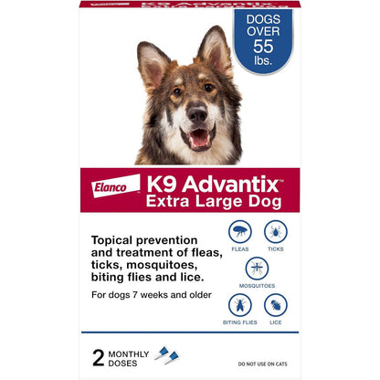 K9 Advantix Extra Large Dog 2pk