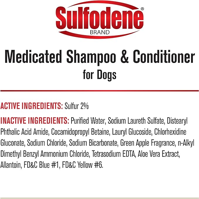 sulfodene medi shampoo & cond 12oz