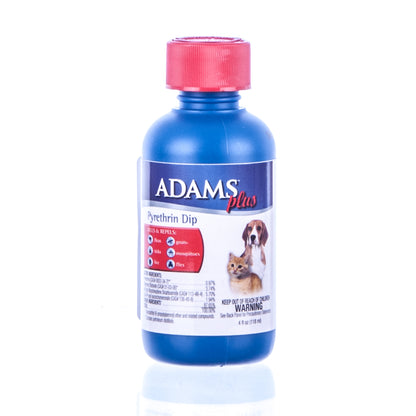 Adams Plus F/T Dip w/Pyrethrin 4oz