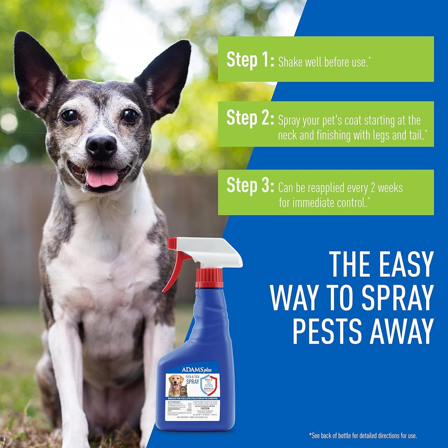 **adams plus f&t spray 32oz