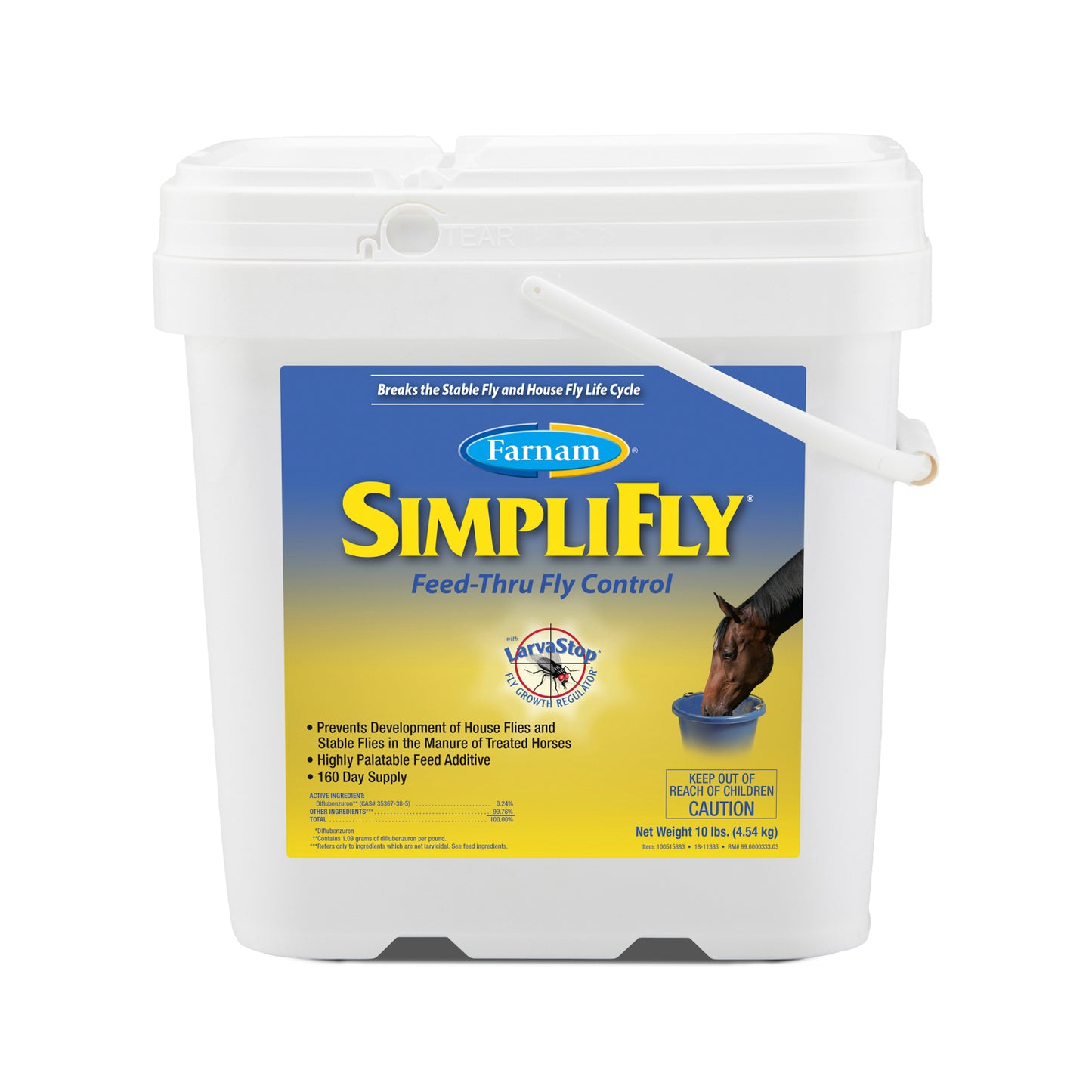 simplifly with larvastop feed control, 10 lb