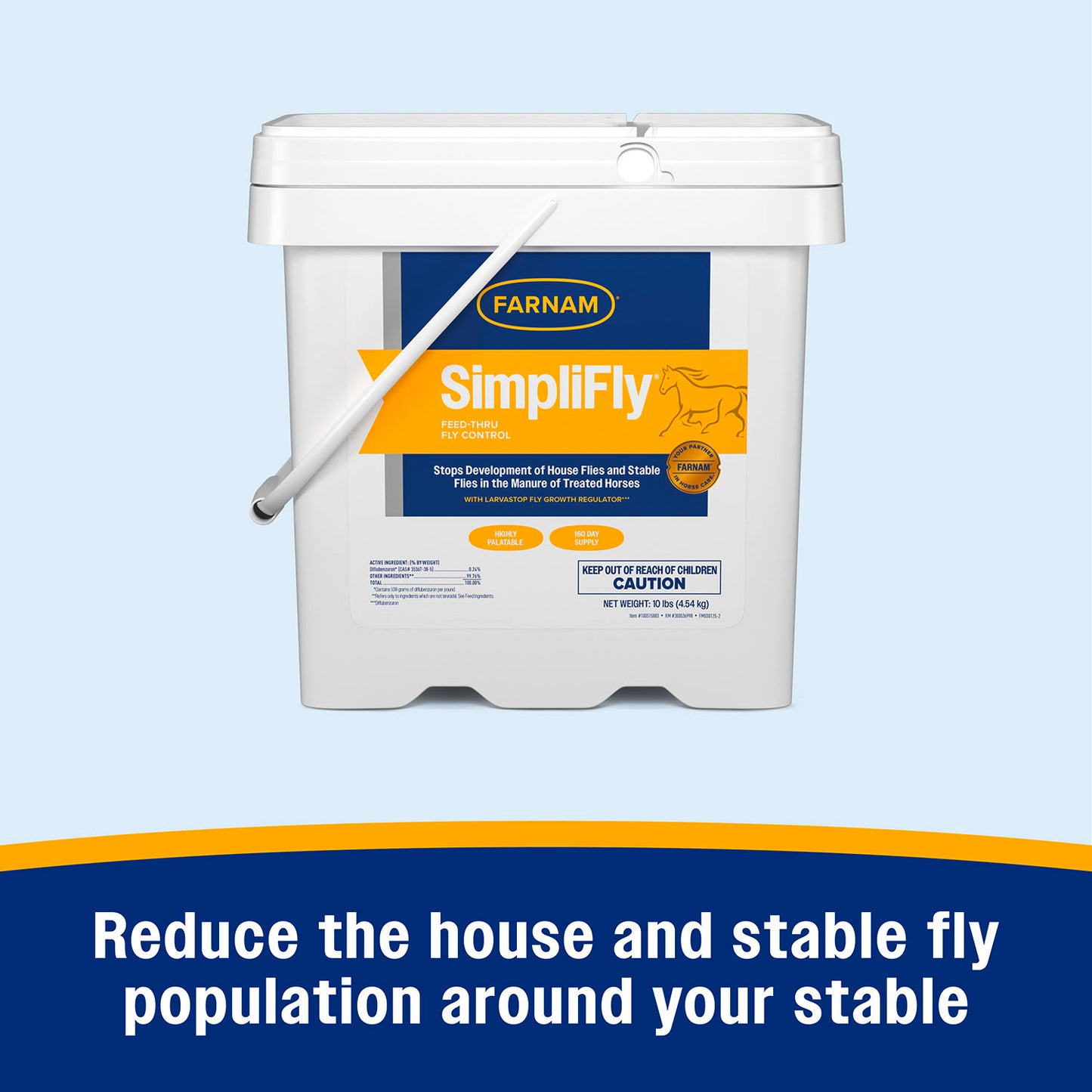simplifly with larvastop feed control, 10 lb