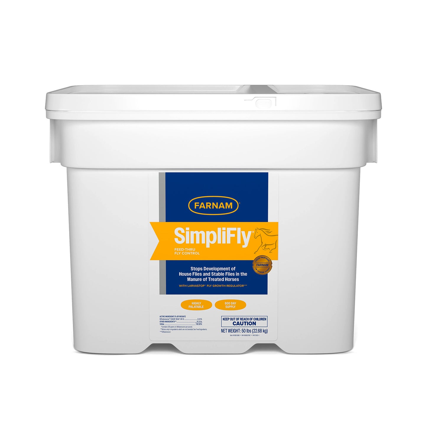 simplifly with larvastop feed control, 50 lb