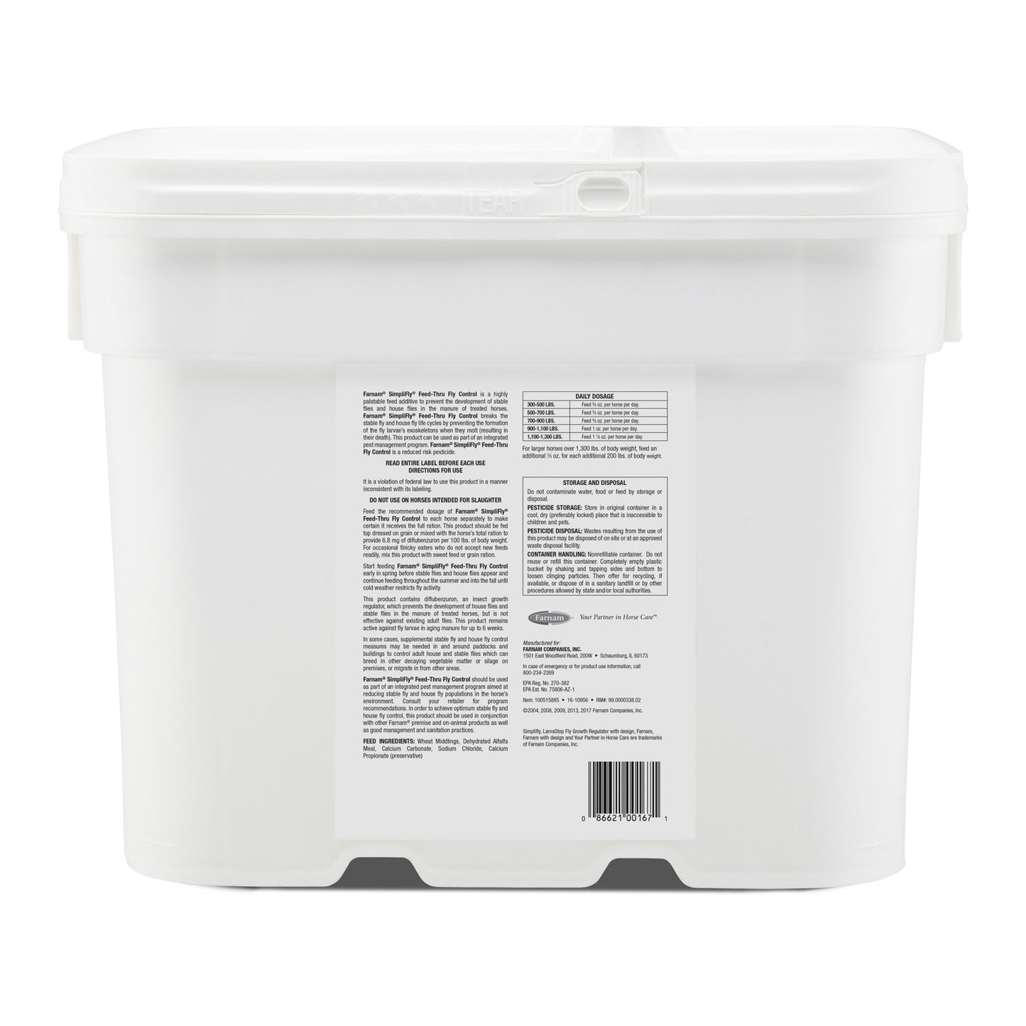 simplifly with larvastop feed control, 50 lb