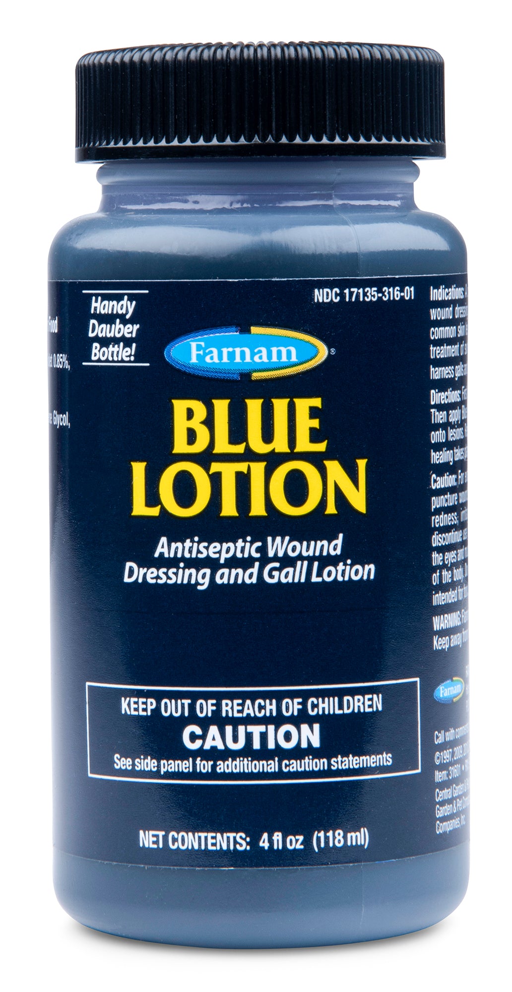 blue lotion 4oz dauber