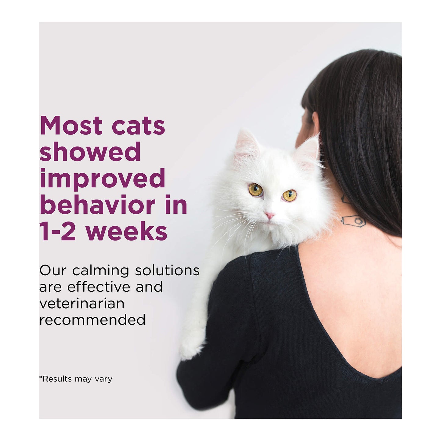 comfort zone cat calming pheromone collar, anxiety & stress relief aid, breakaway design, white, single pack