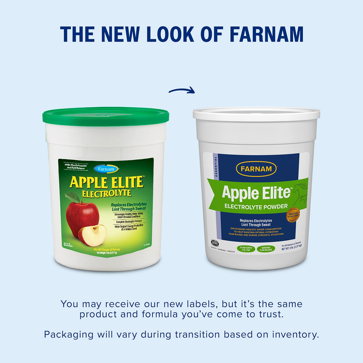 farnam apple elite electrolyte powder 40 day supply, 5lbs