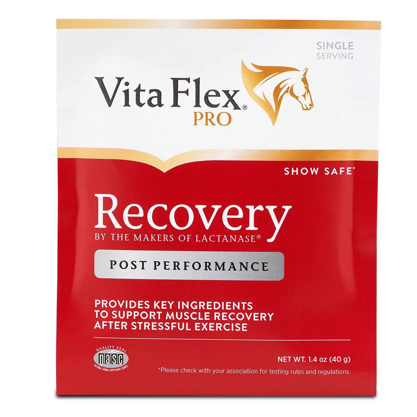 vita flex pro recovery post performance supplement, single serve packet