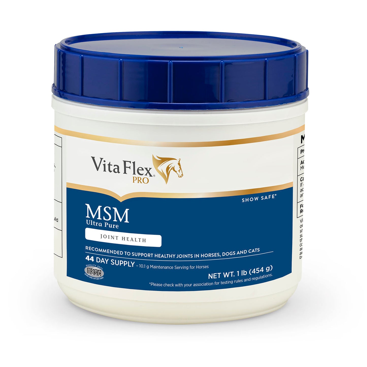 vita flex pro msm quality joint supplement for horses, dogs and cats, 1 lb