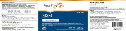Vita Flex Pro MSM Quality Joint Supplement for Horses, Dogs and Cats, 1 lb