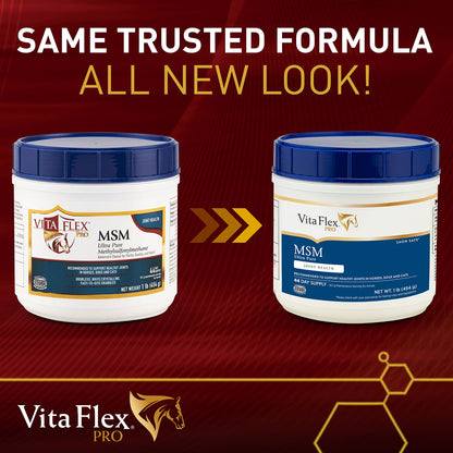 Vita Flex Pro MSM Quality Joint Supplement for Horses, Dogs and Cats, 1 lb