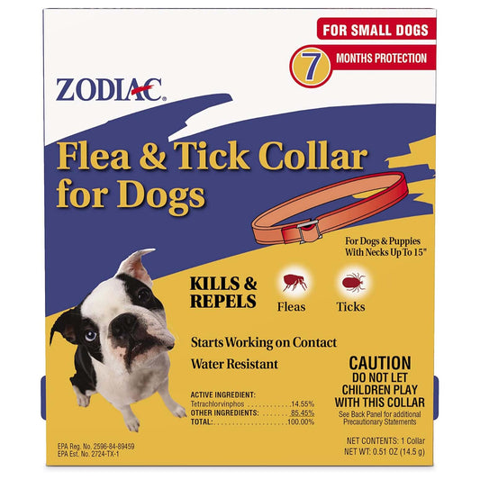 Zodiac Flea and Tick Collar for Dogs Small