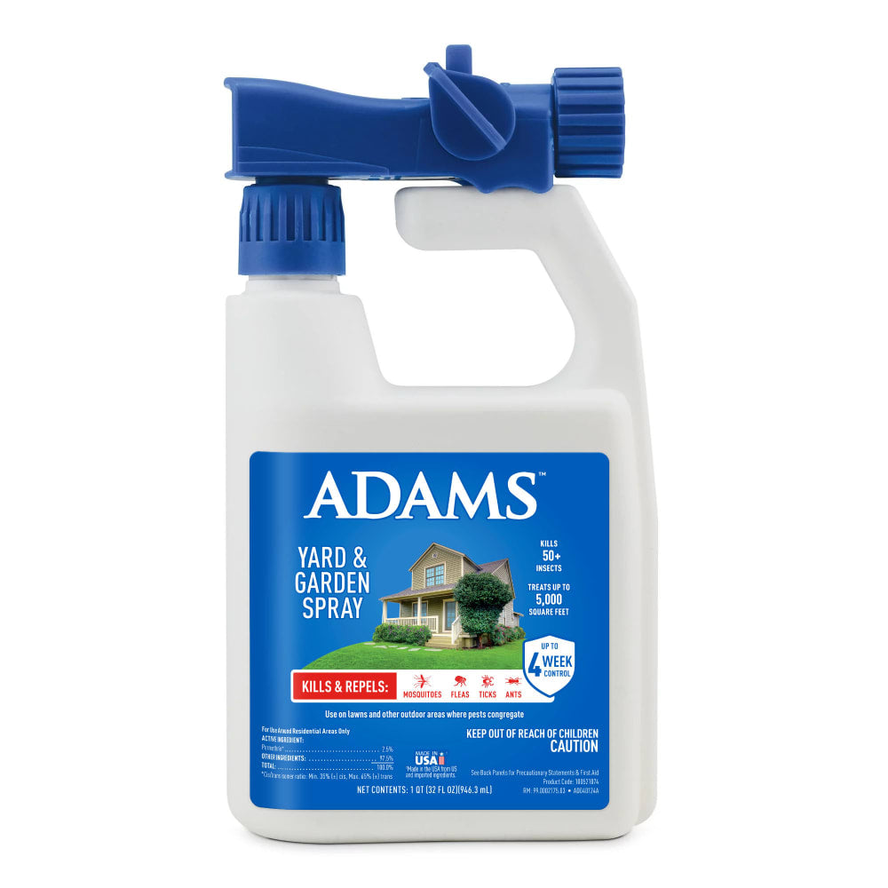 adams yard & garden spray, treats up to 5,000 square feet, 32 fl oz