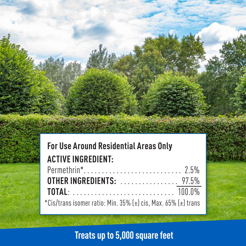adams yard & garden spray, treats up to 5,000 square feet, 32 fl oz