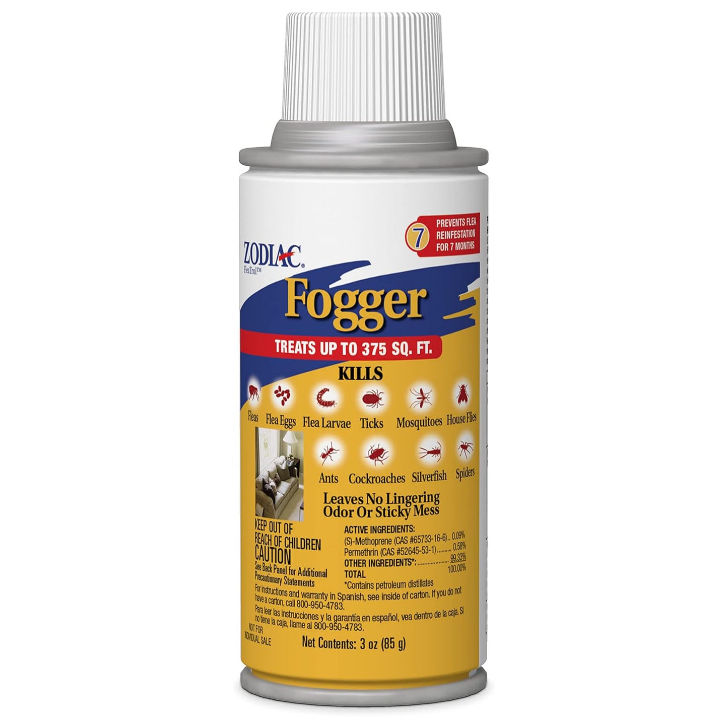 zodiac fogger 3 ounce cans, 3 pack