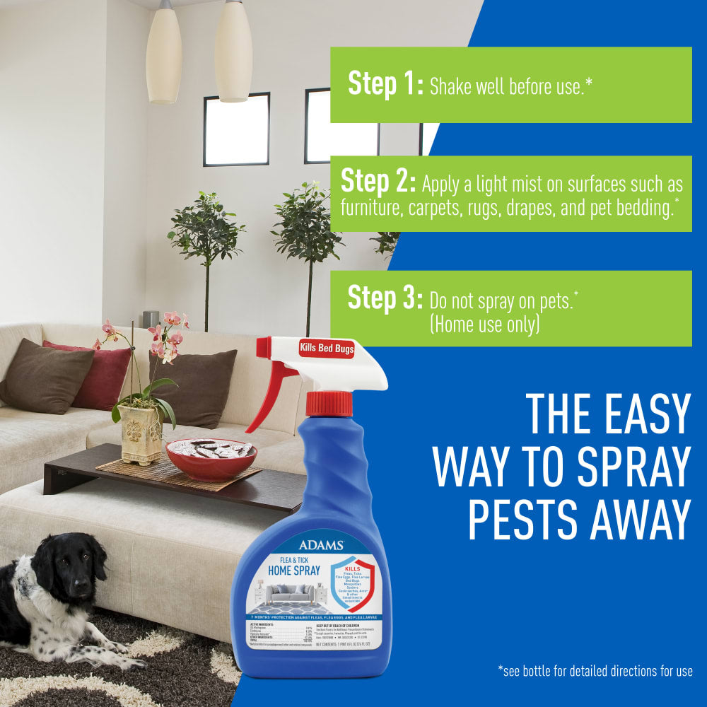 adams flea & tick home spray, 24 fl oz