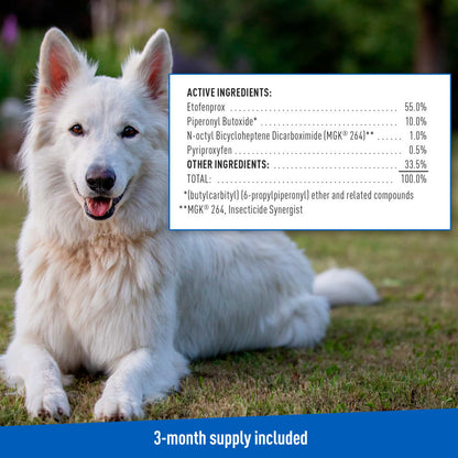 ADAMS Plus Flea & Tick Prevention Spot On for Dogs, Large Dogs 31 to 60 lbs 3 months