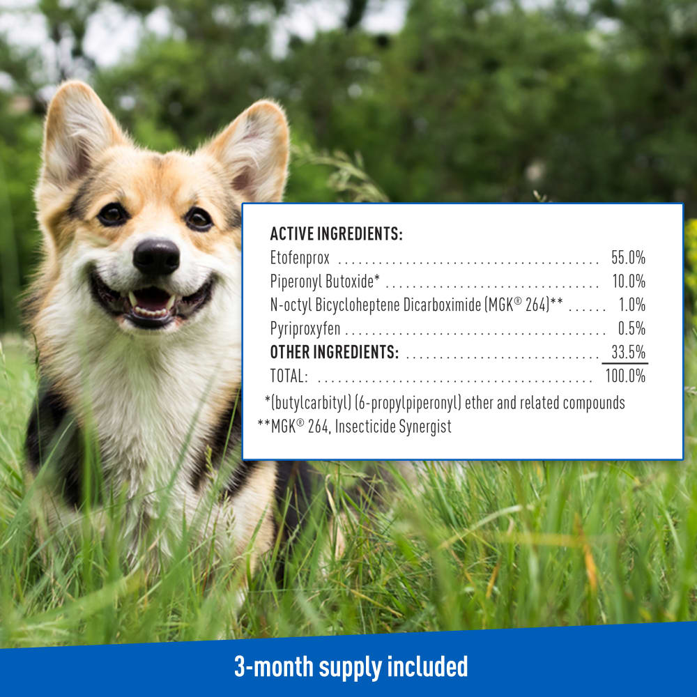 adams plus flea & tick prevention spot on for dogs, medium dogs 15 to 30 lbs 3 months