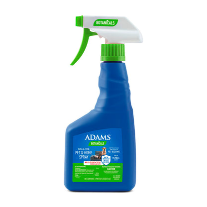 ADAMS Botanicals Flea and Tick Pet & Home Spray, 16 oz