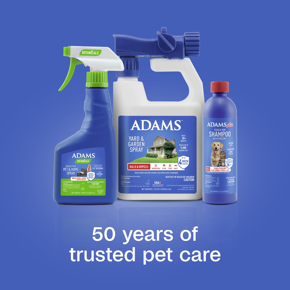 adams botanicals flea and tick pet & home spray, 16 oz