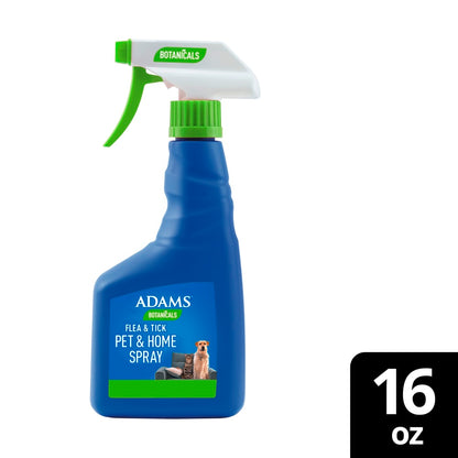 ADAMS Botanicals Flea and Tick Pet & Home Spray, 16 oz