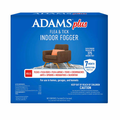 **Adams Plus Fogger 3oz Aerosol Can 3pk