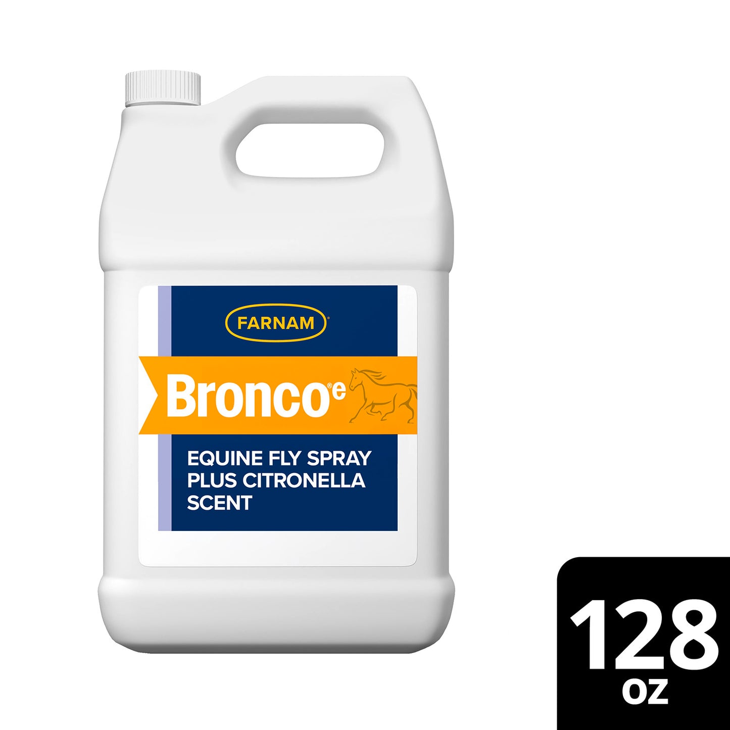 bronco equine fly spray plus citronella scent, gallon