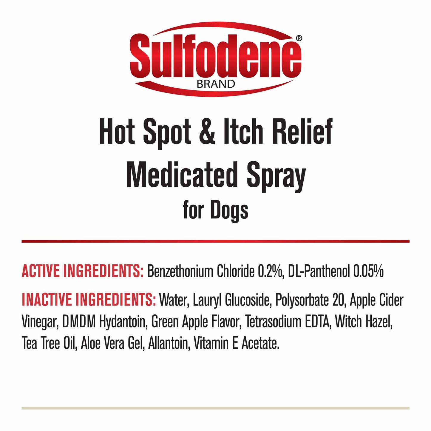 sulfodene medicated hot spot and itch relief, 8 oz