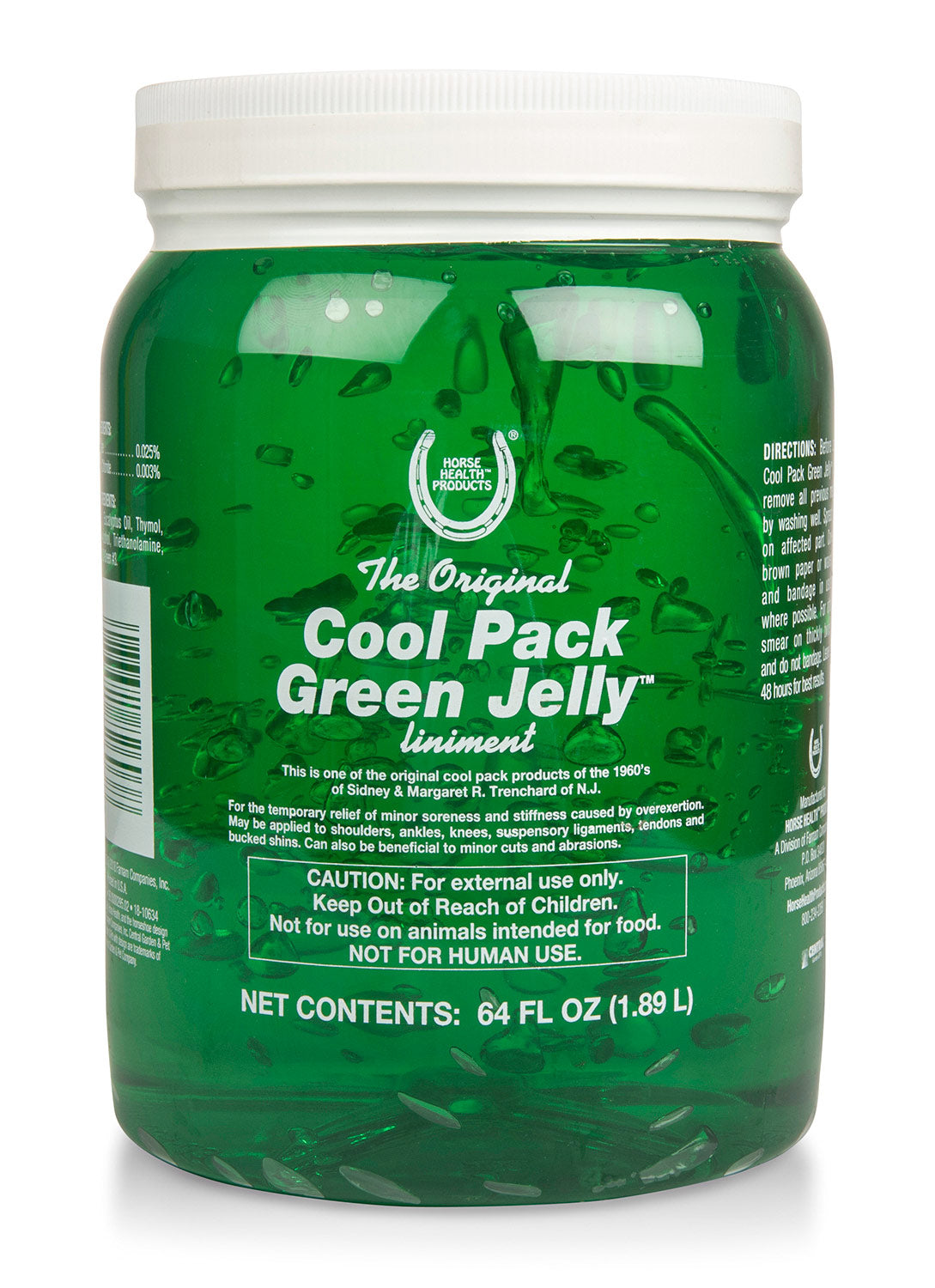 cool pack green jelly, 1/2 gallon