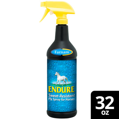 Endure Sweat-Resistant Fly Spray, 32 oz