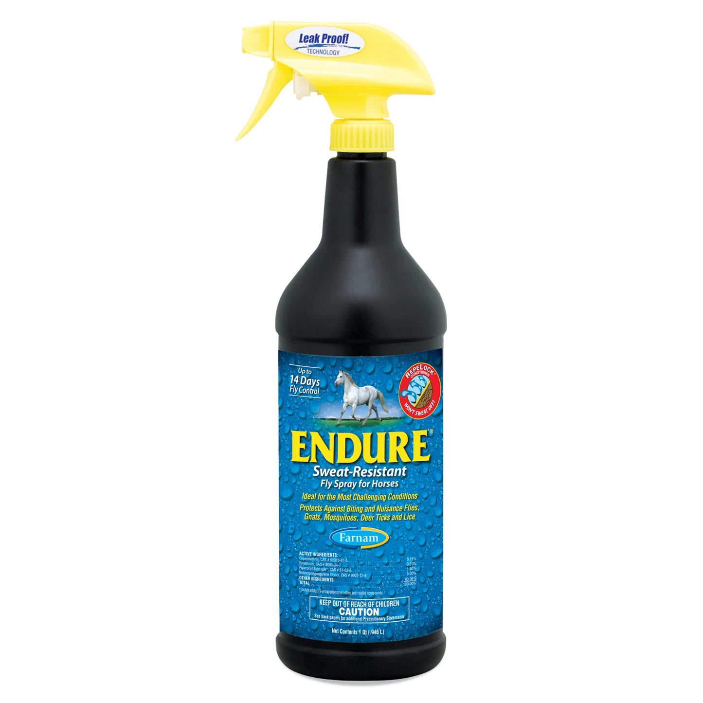 endure sweat-resistant fly spray, 32 oz