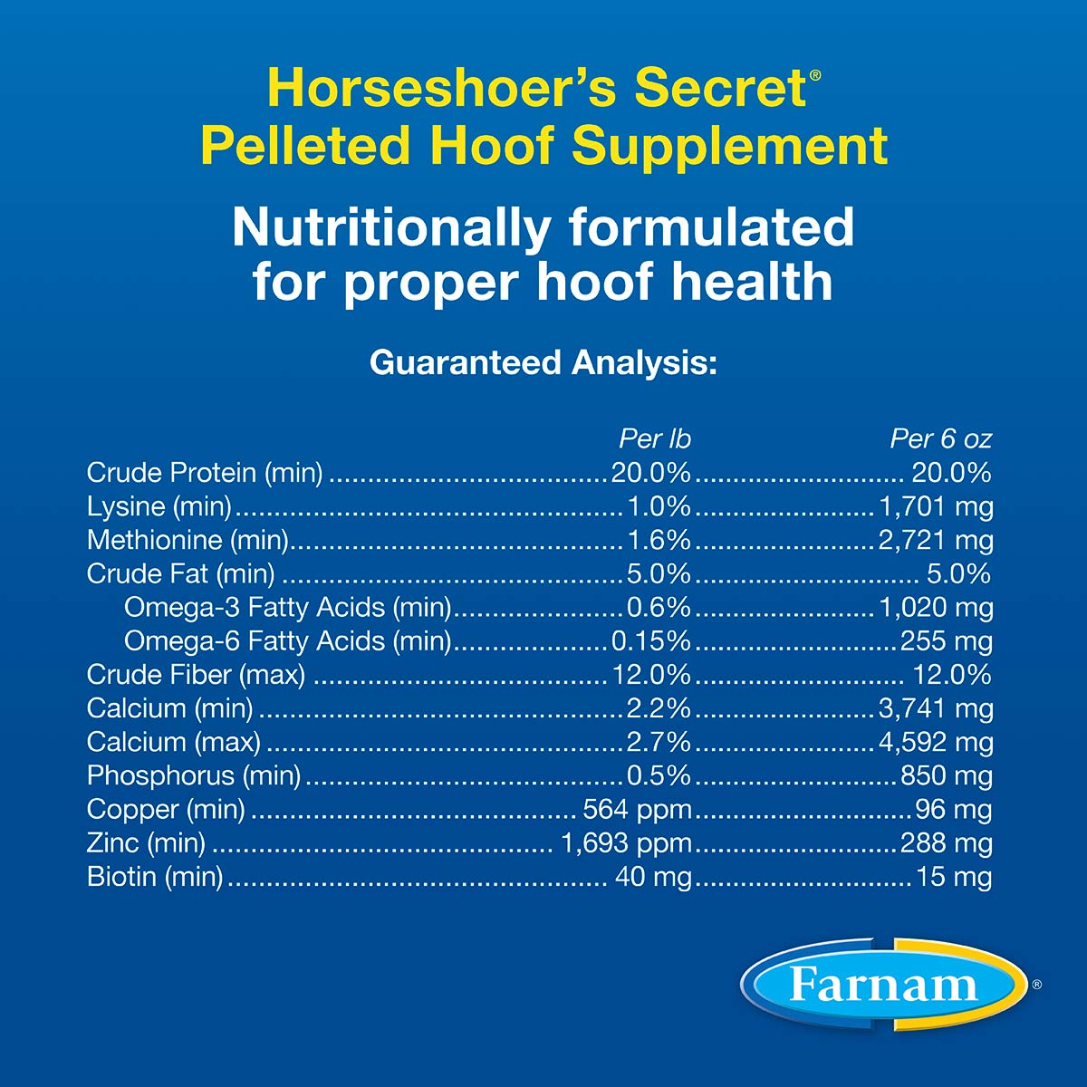 horseshoers secret, 22 lb