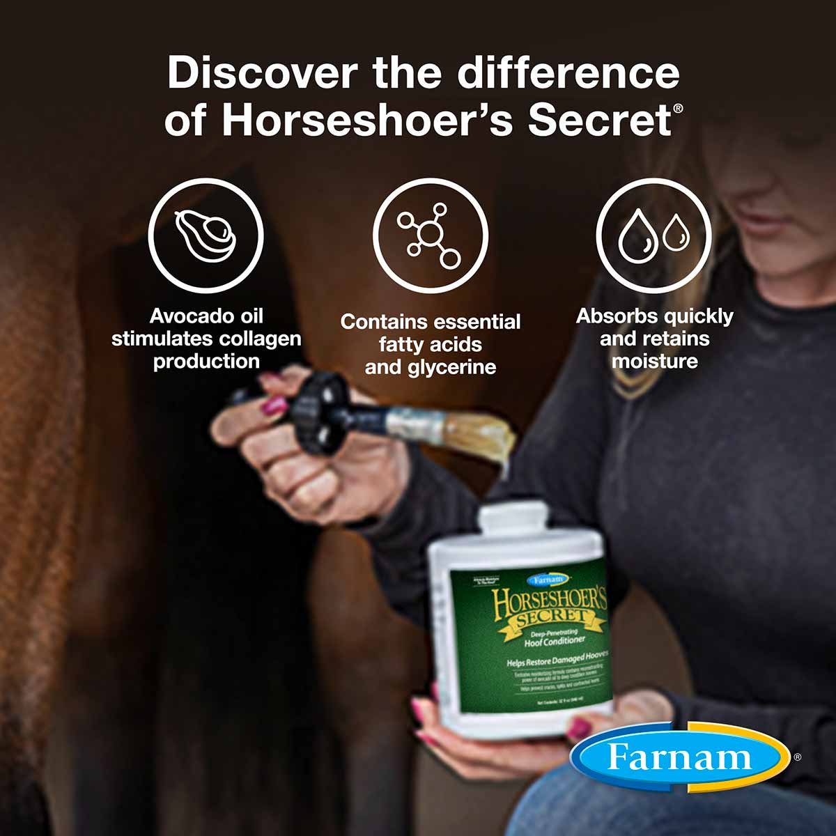 horseshoer's secret hoof cond - 32 oz.