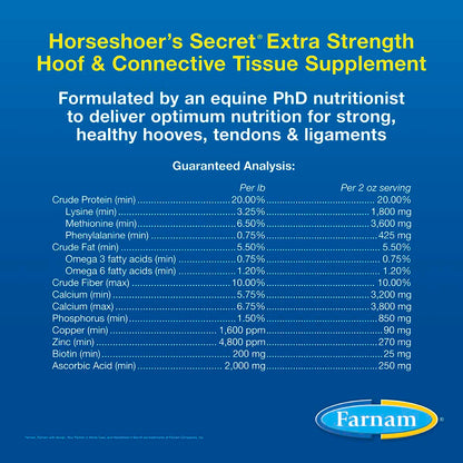 Horseshoer's Secret Extra Strength Hoof & Connective Tissue Supplement, 7.5 lb