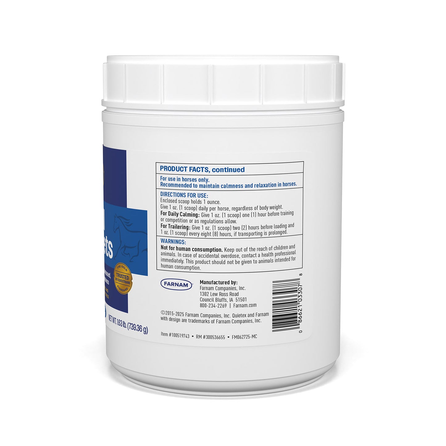 quietex ii, pellets, 1.65 lb