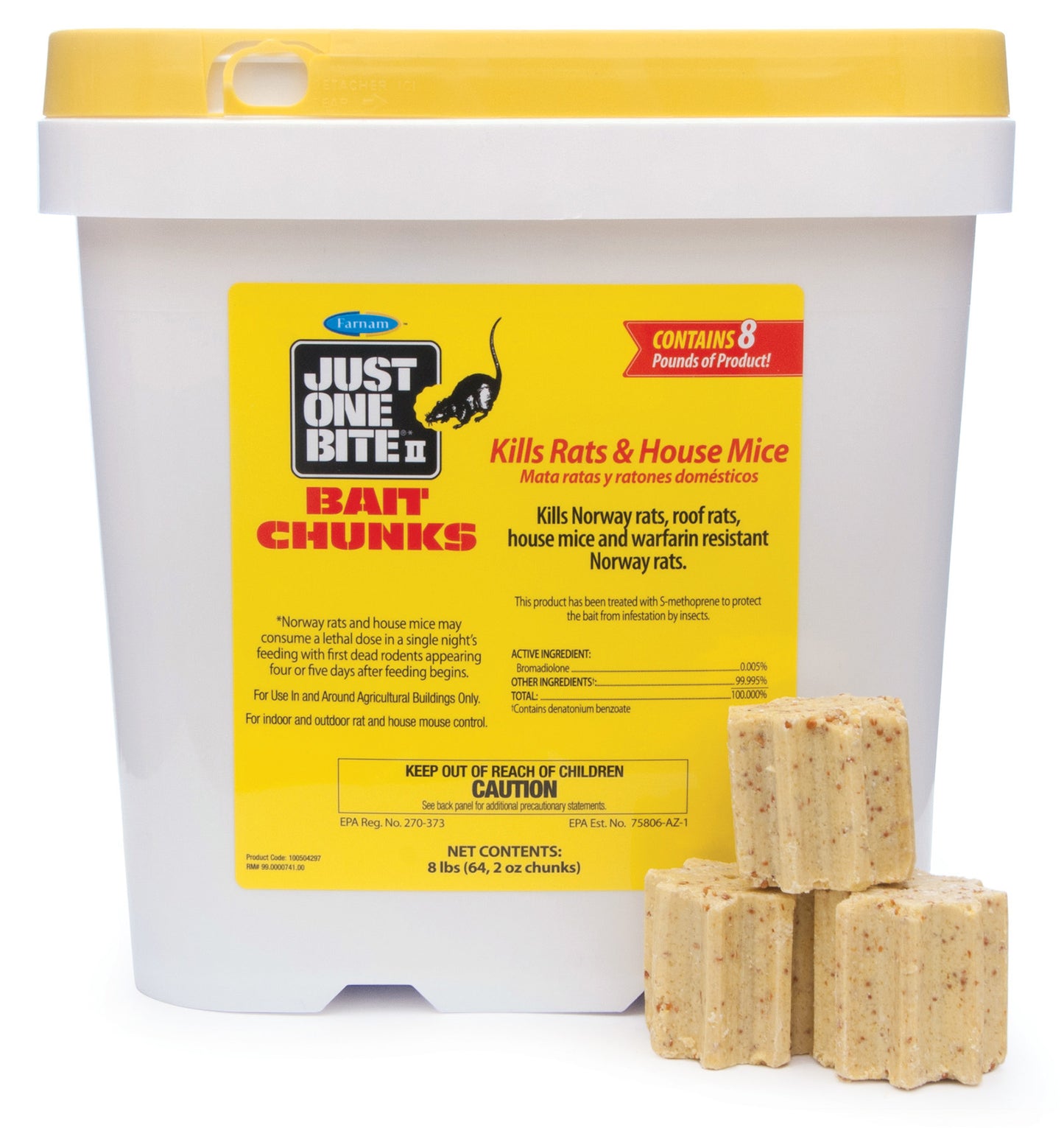 just one bite ii 2oz chunks, 64 count